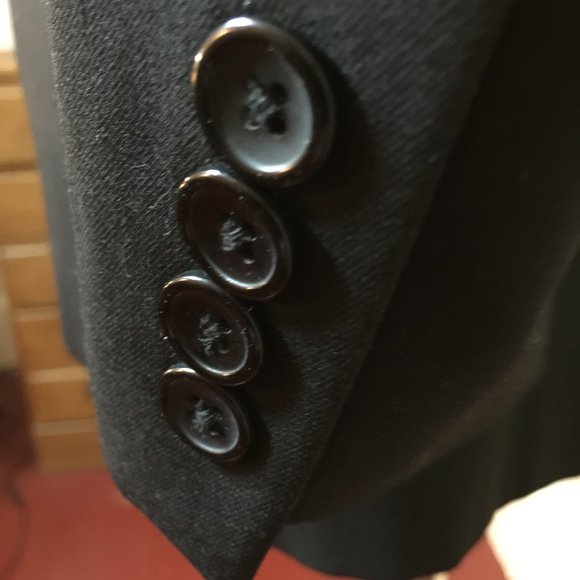 Emanuel Ungaro Black Wool Blazer 41R - Picture 6 of 6